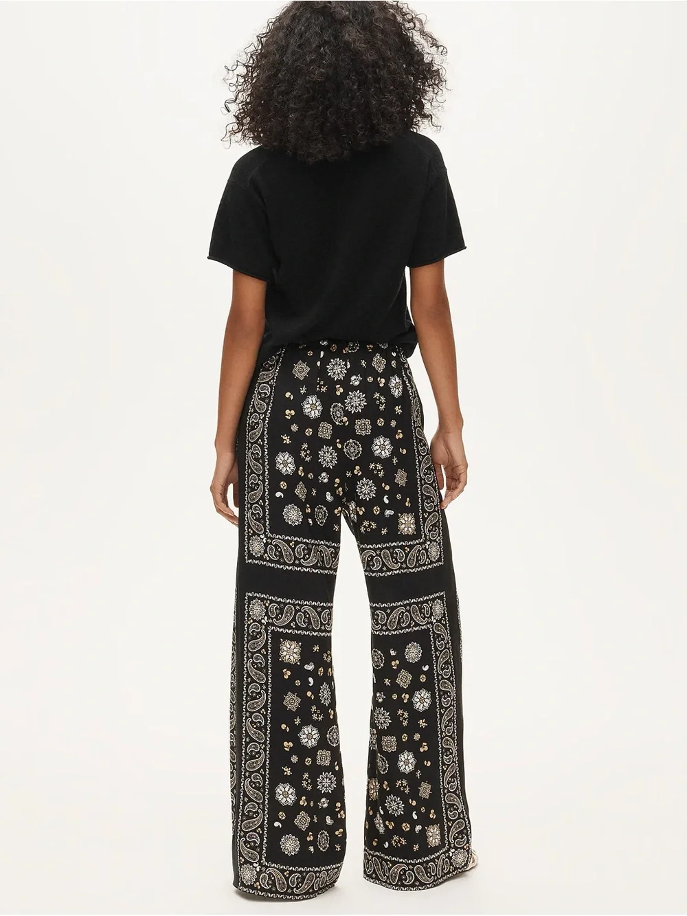 J.Crew Cosmo Bandana Print Pants - MED TALL